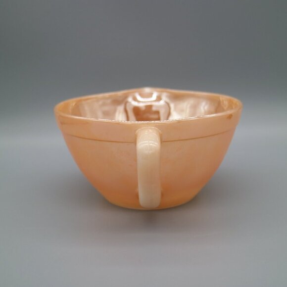 Fire King Peach Lustre Batter Bowl | Mixing Bowl | Peach Luster Glassware - Picture 2 of 8